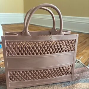 Elegant Tan Tote Jelly Bag